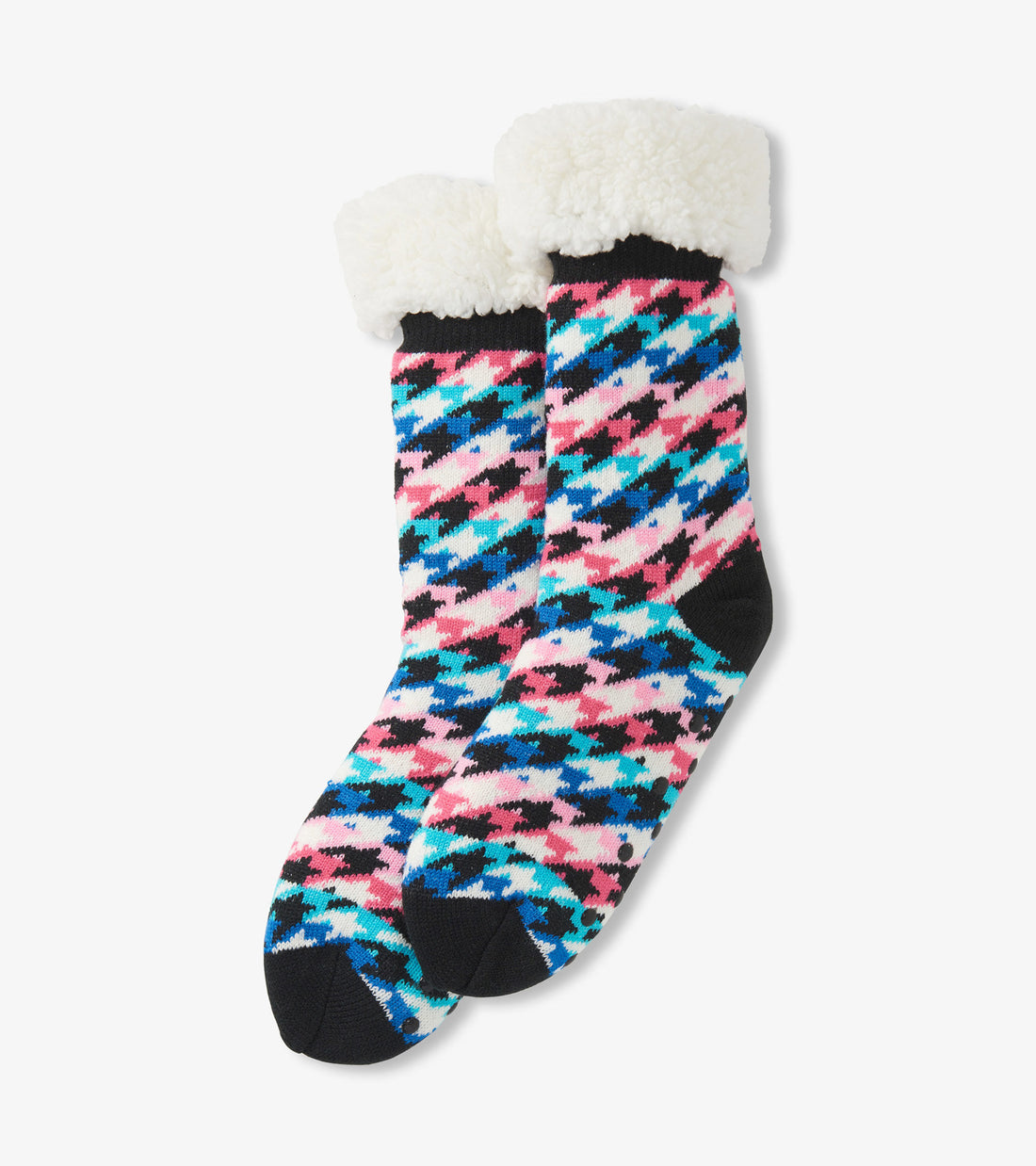 Little Blue House By Hatley Sherpa Fleece Lined Non-Skid Socks