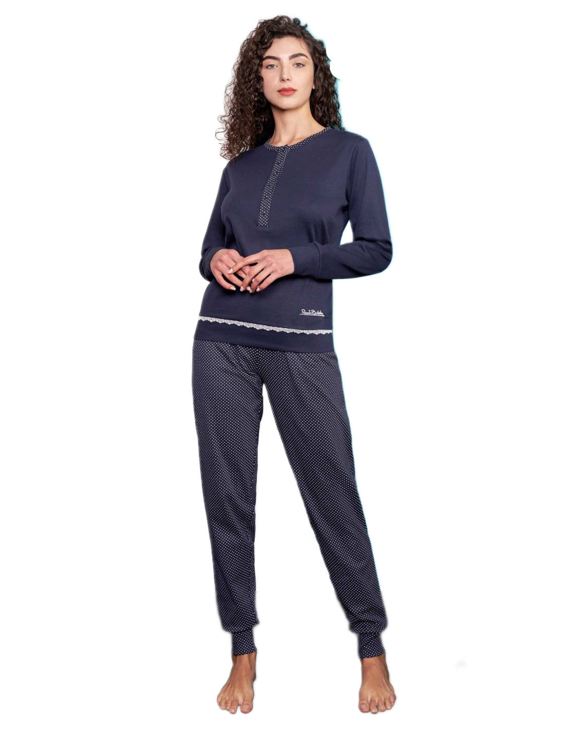 Renato Balestra Cotton Henley Pajamas