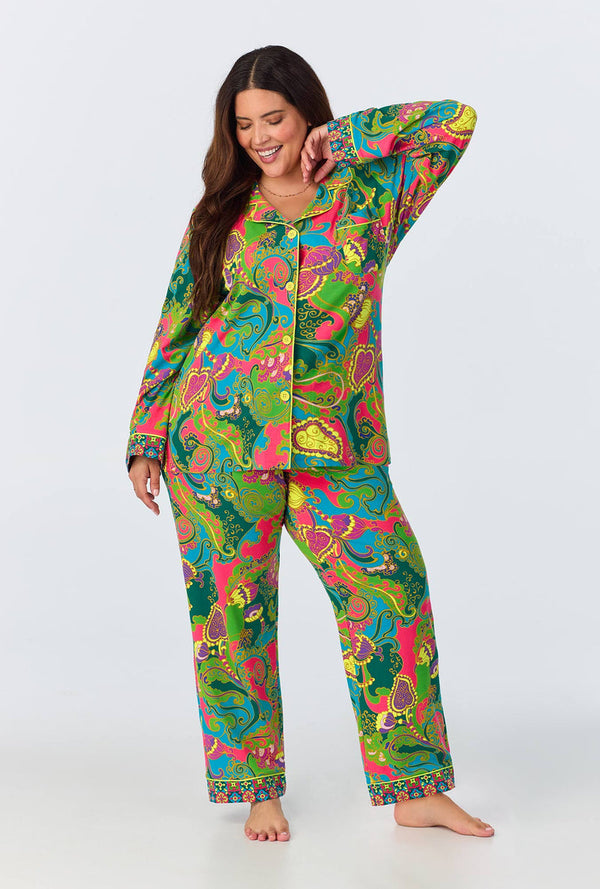 Bedhead x Trina Turk Organic Cotton Pajamas - Turkish Delight