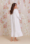 Eileen West Heritage Cotton Flannel Embroidery Ballet Length Nightgown