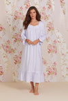 Eileen West Heritage Cotton Flannel Embroidery Ballet Length Nightgown