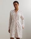 Lauren Ralph Lauren Lace-Trim Floral Cotton Jersey Robe