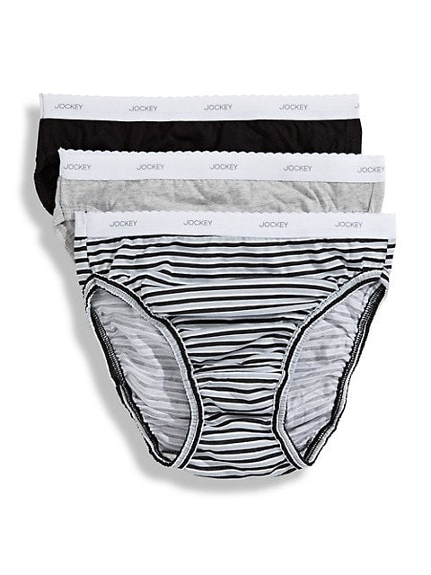 Jockey Womens Underwear Plus Size Classic French Cut - 3 Pack
