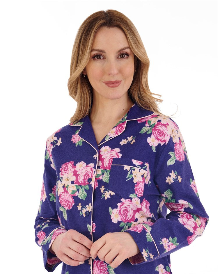 Floral Cotton Flannel Pajamas