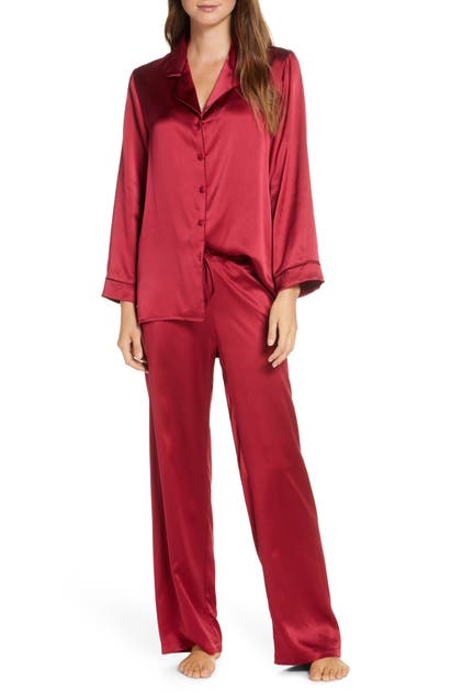 Christine Lingerie Classic Silk Pajamas