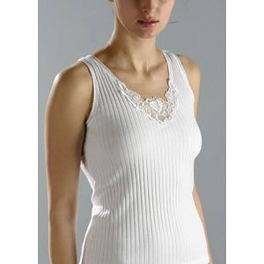 Patricia Lingerie Women's Soft Cotton Cami Tank Top with Scoop