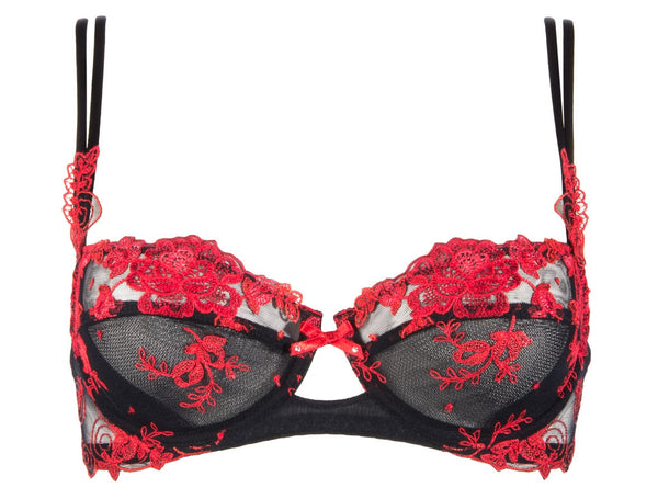 Guêpière Lise Charmel Baisers De Fleurs - Noir - Taille 90C (EUR 75 / US 34C) - Neuf Avec étiquettes