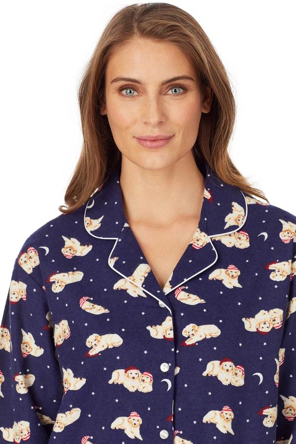 Lanz of Salzburg Nighttime Puppy Flannel Pajama – Monaliza's Fine Lingerie