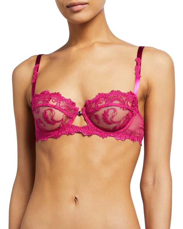 Lise Charmel Dressing Floral Demi Cup Magenta