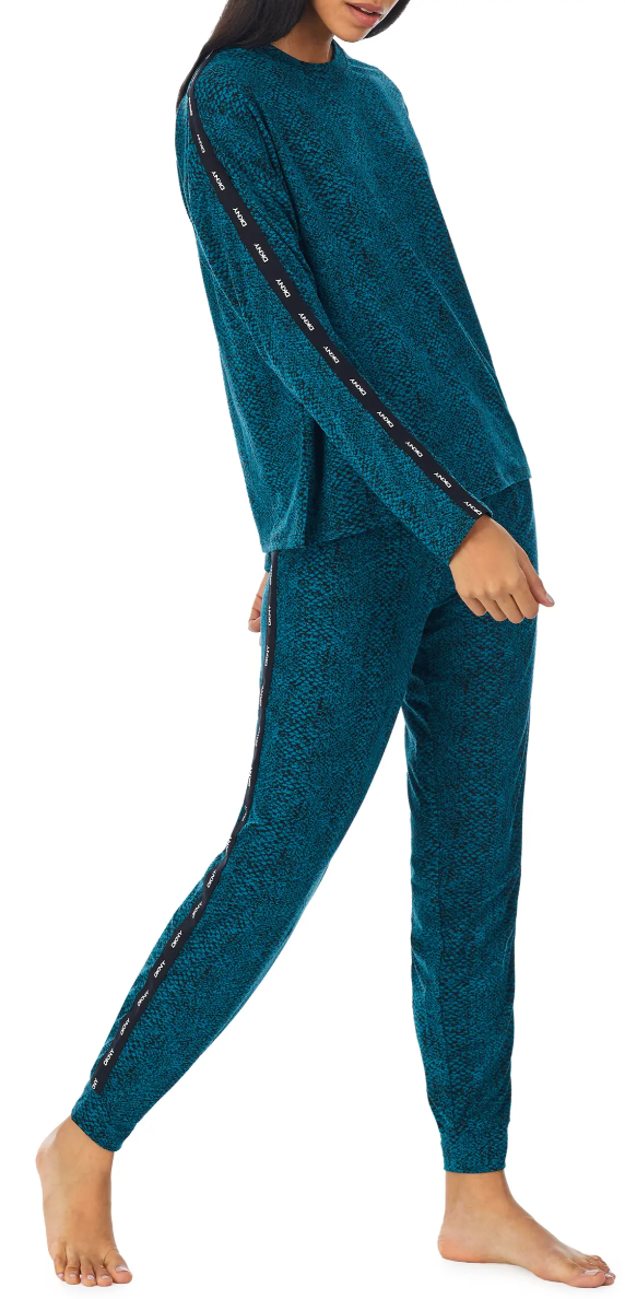 Shady Lady Women's Long Sleeve Button Down and Long Pant Pajama Set