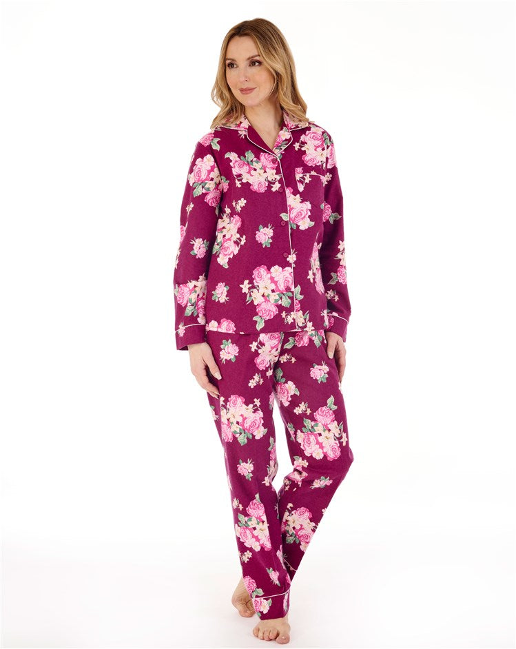 Floral Cotton Flannel Pajamas