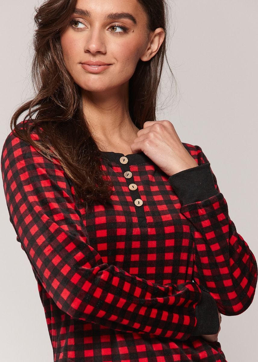 Women's buffalo shop check nightgown
