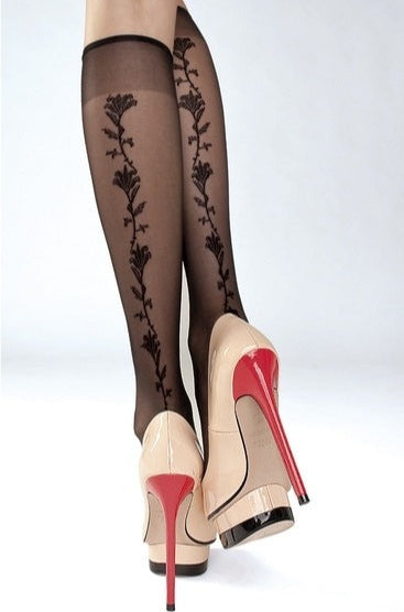 Fiore Patterend Knee High