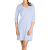 HANRO Pure Essence Cotton 3/4 Sleeve Gown