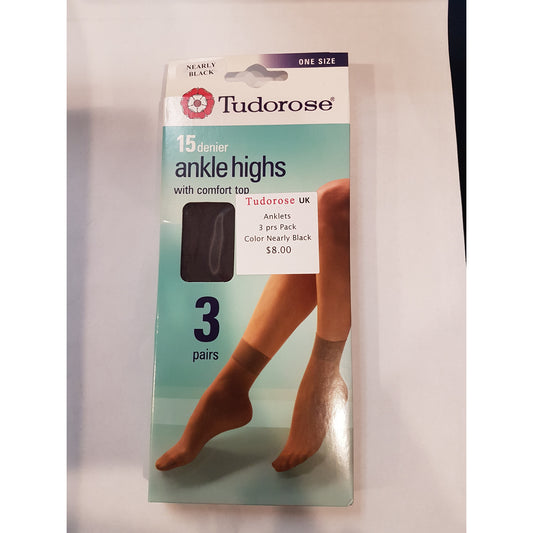 Tudorose anklets 3 pairs
