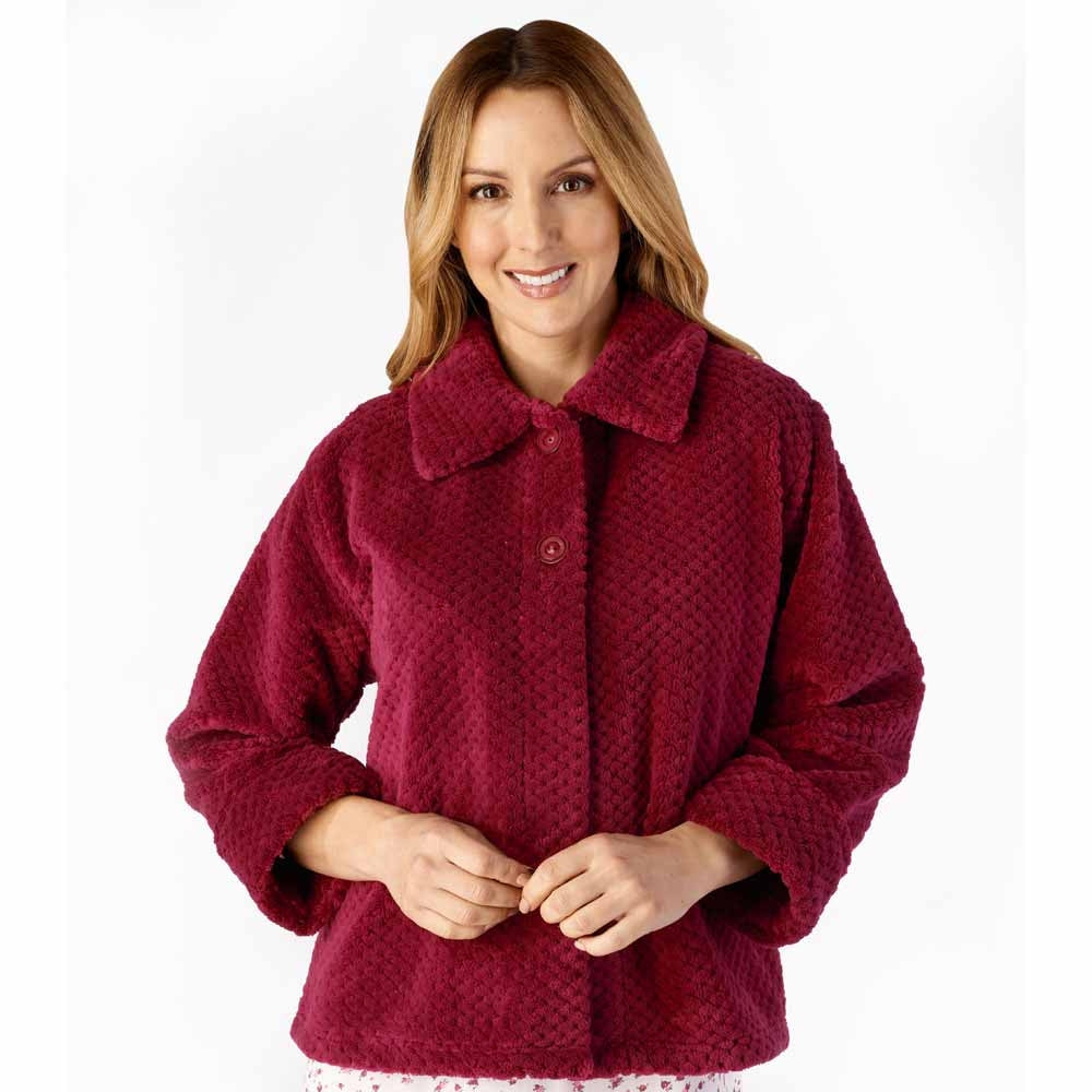 Plush Fleece Bed Jacket