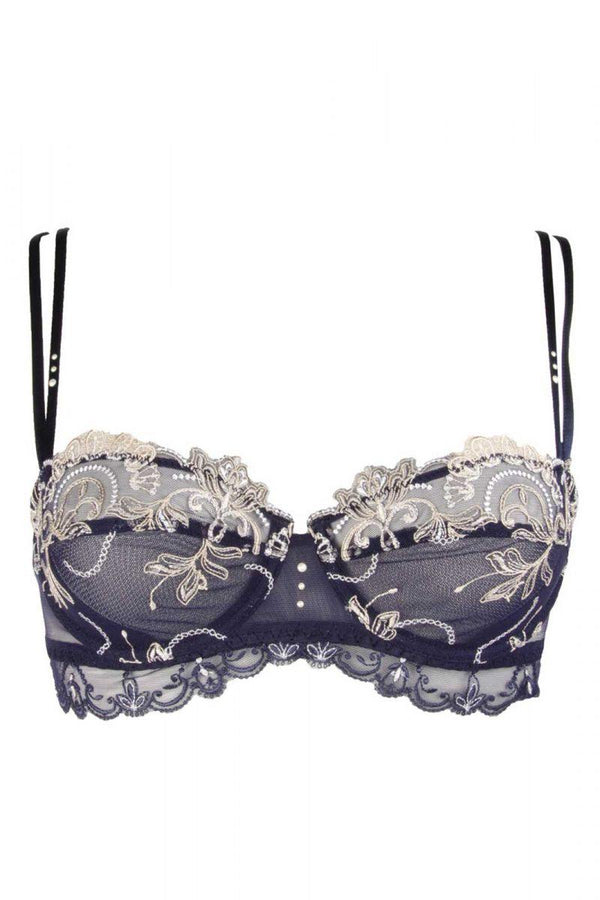 Lise Charmel Sublime A Bleu Demi Cup Bra - Monaliza's Fine Lingerie 