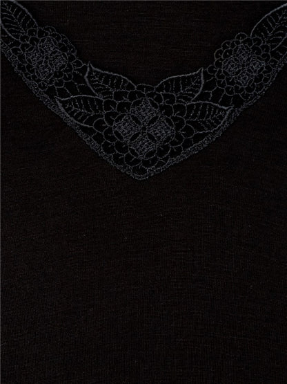 Slenderella Thermal Wool Silk Modal Tank